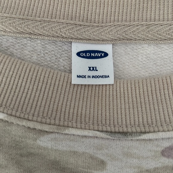 New Pastel camo French terry tunic xxl - Picture 3 of 4